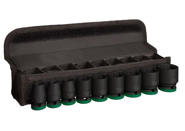 Bosch PRO Impact Socket Set, 1/2", Standard, 9-tlg.