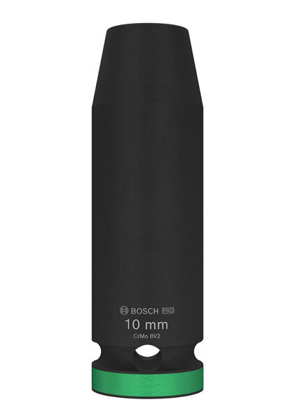 Bosch PRO Impact Socket, 1/2", 10 mm, tief