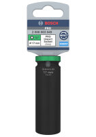 Bosch PRO Impact Socket, 1/2", 17 mm, tief