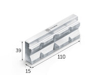 Schutzbackenpaar (P) Prisma 110 mm Aluminium (FEIN VersaMAG)