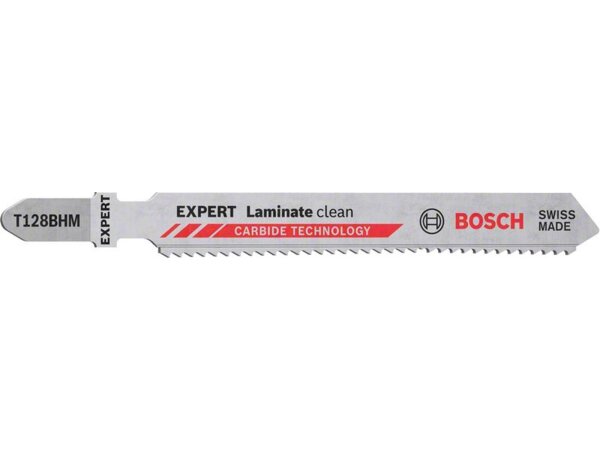 Bosch EXPERT Laminate Clean T128BHM Stichsägeblatt, 2 Stück