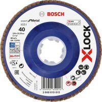 Bosch X-LOCK-Fächerschleifscheibe X551, Expert for...