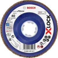 Bosch X-LOCK-Fächerschleifscheibe X551, Expert for...