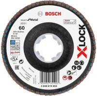 Bosch X-LOCK-Fächerschleifscheibe X551, Expert for...