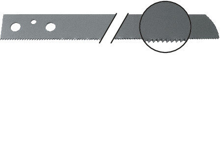 HD-Sägeblätter, Länge 400 mm, Zahnabstand 2,1 mm, Dicke 2 mm