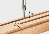 Festool Nutfräser HS S8 D 3/8