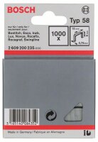 Bosch Feindrahtklammer Typ 58, 13 x 0,75 x 8 mm, 1000er-Pack