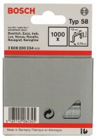 Bosch Feindrahtklammer Typ 58, 13 x 0,75 x 6 mm, 1000er-Pack