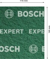 Bosch EXPERT N880 Vliespad zum Handschleifen, 115 x 140 mm, sehr fein A, 2 Stk.