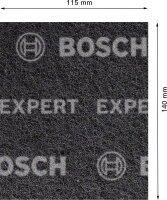 Bosch EXPERT N880 Vliespad zum Handschleifen, 115 x 140 mm, Medium S, 2 Stk.