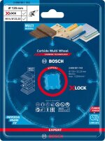 Bosch EXPERT Carbide Multi Wheel X-LOCK Trennscheibe, 125 mm, 22,23 mm