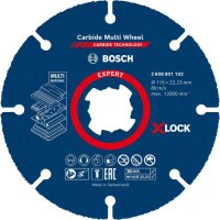 Bosch EXPERT Carbide Multi Wheel X-LOCK Trennscheibe,...