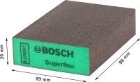 Bosch EXPERT S471 Standard Block, 69 x 97 x 26 mm, superfein. Für Handschleifen