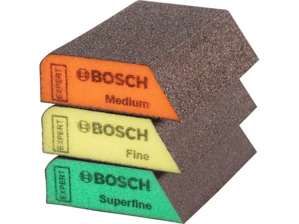 Bosch EXPERT S470 Combi Block, 69 x 97 x 26 mm, M, F, SF, 3-tlg. Für Handschleifen