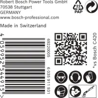 Bosch EXPERT C470 Schleifp. mit 19 Löchern für Trockenbauschl., 225 mm, K 220, 25 Stk.