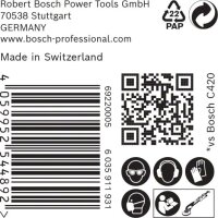 Bosch EXPERT C470 Schleifp. mit 19 Löchern für Trockenbauschl., 225 mm, K 150, 25 Stk.