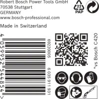 Bosch EXPERT C470 Schleifp. mit 19 Löchern für Trockenbauschl., 225 mm, K 60, 25 Stk.