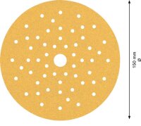 Bosch EXPERT C470 Schleifpapier Mehrloch für Exzenterschleifer, 150 mm, K 100, 5-tlg.