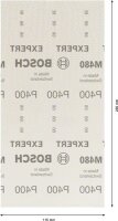 Bosch EXPERT M480 Schleifnetz für Schwingschleifer, 115 x 230 mm, K 400, 50-tlg.