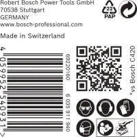 Bosch EXPERT M480 Schleifnetz für Schwingschleifer, 93 x 186 mm, K 150, 50-tlg.