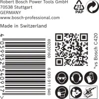 Bosch EXPERT M480 Schleifnetz für Schwingschleifer, 93 x 186 mm, K 100, 50-tlg.