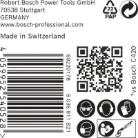 Bosch EXPERT M480 Schleifnetz für Trockenbauschleifer, 225 mm, K 320, 25 Stk.