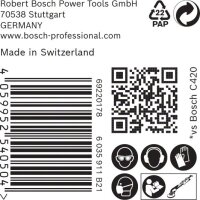 Bosch EXPERT M480 Schleifnetz für Trockenbauschleifer, 225 mm, K 220, 25 Stk.