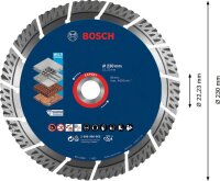 Bosch EXPERT MultiMaterial Diamanttrennscheiben, 230 x 22,23 x 2,4 x 15 mm