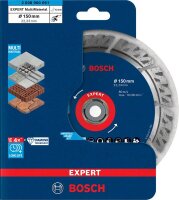 Bosch EXPERT MultiMaterial Diamanttrennscheiben, 150 x 22,23 x 2,4 x 12 mm