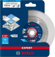 Bosch EXPERT HardCeramic Diamanttrennscheiben, 85 x 22.23 x 1,6 x 7 mm