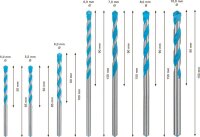 Bosch EXPERT MultiConstruction CYL-9 Bohrer-Set 5/5,5/6/6/7/8/10 mm, 7-tlg.