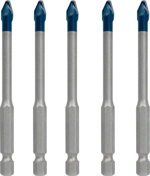 Bosch EXPERT HEX-9 HardCeramic Dachziegel-Bohrer-Set, 6 mm, 5-tlg.