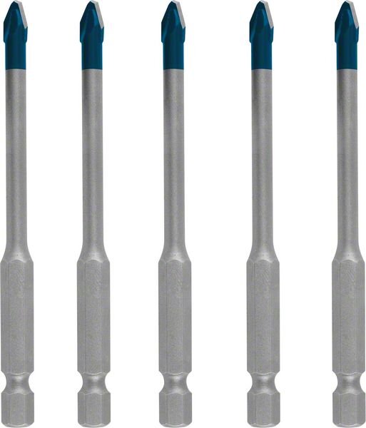 Bosch EXPERT HEX-9 HardCeramic Dachziegel-Bohrer-Set, 5 mm, 5-tlg.