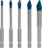 Bosch EXPERT HEX-9 HardCeramic Bohrer-Set, 4/5/6/8/10 mm, 5-tlg.