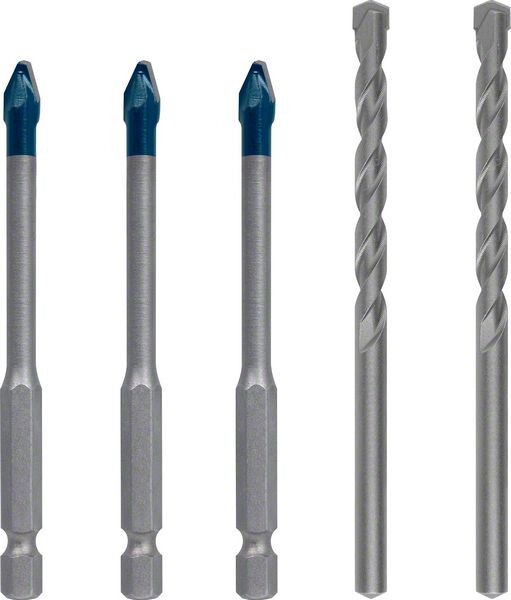 Bosch EXPERT HEX-9 HardCeramic Bohrer Mixed Set, 6 mm, 5-tlg.