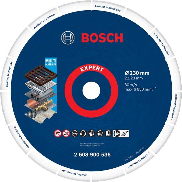 Bosch EXPERT Diamond Metal Wheel Trennscheibe, 230 x 22,23 mm