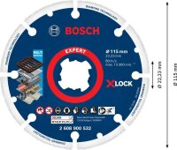 Bosch EXPERT Diamond Metal Wheel X-LOCK Trennscheibe, 115 x 22,23 mm