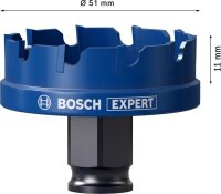 Bosch EXPERT Sheet Metal Lochsäge, 51 × 5 mm. Für Dreh- und Schlagbohrer