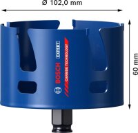 Bosch EXPERT Construction Material Lochsäge, 102 x 60 mm. Für Dreh- und Schlagbohrer