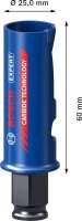 Bosch EXPERT Construction Material Lochsäge, 25 x 60 mm. Für Dreh- und Schlagbohrer