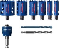 Bosch EXPERT Tough Material Lochsäge-Set, 22/25/35/40/51/68 mm, 9-tlg.