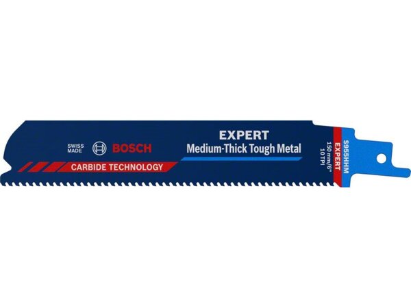 Bosch EXPERT ‘Medium-Thick Tough Metal’ S 955 HHM Säbelsägeblatt, 1 Stück