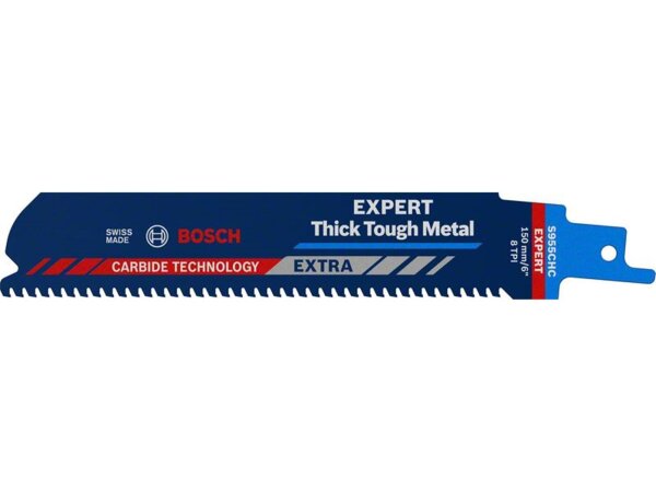 Bosch EXPERT ‘Thick Tough Metal’ S 955 CHC Säbelsägeblatt, 1 Stück. Für Säbelsägen