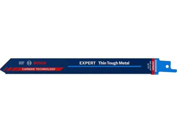 Bosch EXPERT ‘Thin Tough Metal’ S 1022 EHM Säbelsägeblatt, 1 Stück. Für Säbelsägen