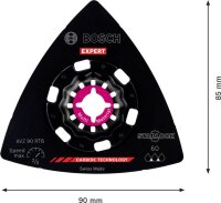 Bosch EXPERT Sanding Plate AVZ 90 RT6 Blatt für Multifunktionswerkzeuge, 90 mm