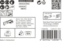 Bosch EXPERT Sanding Plate AVZ 90 RT2 Schleifplatten, 90 mm, 10er-Pack