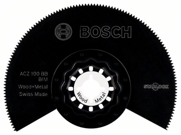 Bosch BIM Segmentsägeblatt ACZ 100 BB, Wood and Metal, 100 mm, 10er-Pack