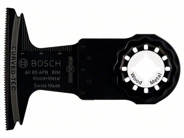 Bosch BIM Tauchsägeblatt AII 65 APB, Wood and Metal, 40 x 65 mm, 10er-Pack