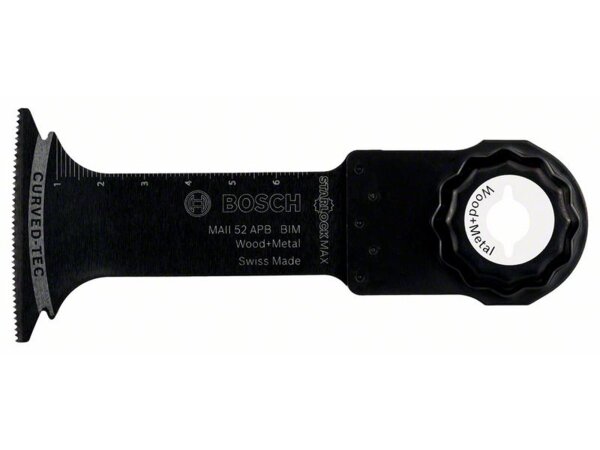 Bosch BIM Tauchsägeblatt MAII 52 APB, Wood and Metal, 70 x 52 mm