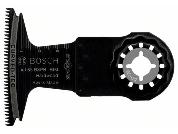 Bosch BIM Tauchsägeblatt AII 65 BSPB, Hard Wood, 40 x 65 mm